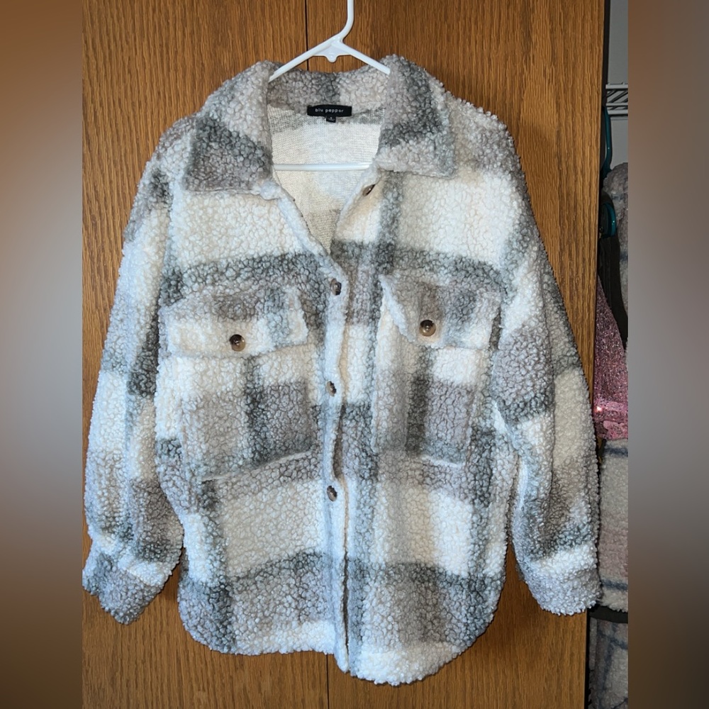Sherpa shacket